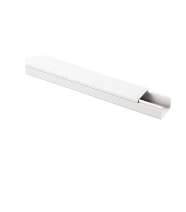 Moulure simple avec couvercle 40X25 - 2m (lot de 80)