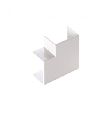 Angle plat 90° pour moulure 40X25 (lot de 10)