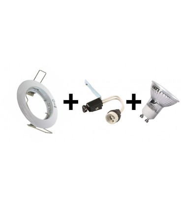 KIT "MAXIPRO MOLENE" 1/4 TOUR BLANC BASCULANT 230V 50W