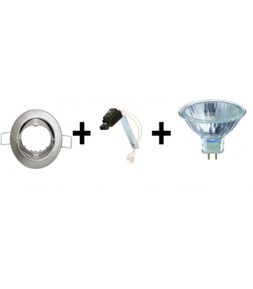 KIT "MAXIPRO MOLENE" 1/4 TOUR ALU BROSSE BASCULANT 12V 50W