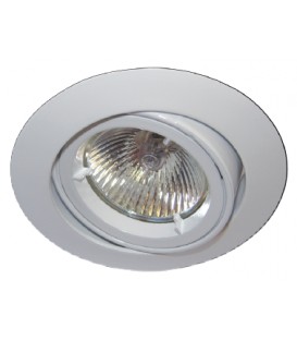 Spot Encastré MOLENE Basculant Blanc 1/4 de Tour Gu 10 