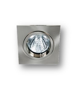 Spot Encastré BELLE ILE Fixe Alu Brossé 1/4 de Tour Gu 10